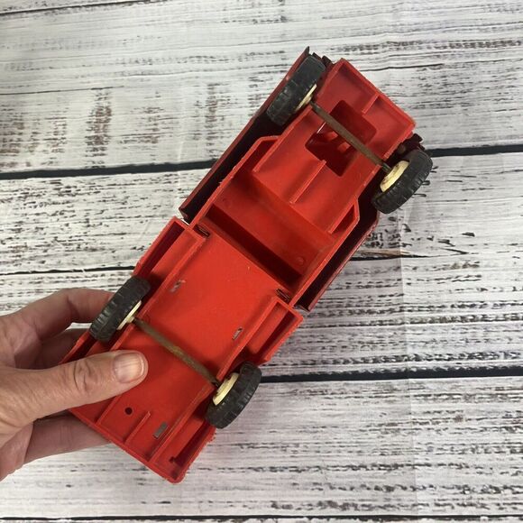 Vintage 1950'S 60’s Structo Red Pressed Steal Plastic Toy Pickup Truck - Picture 11 of 16